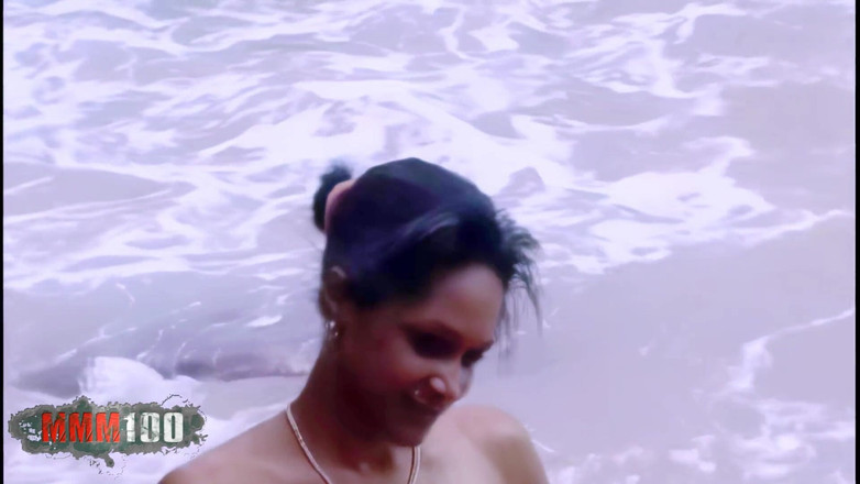 MMM100: Shania Photo Session à beira-mar com Shania, uma esplêndida menina negra...