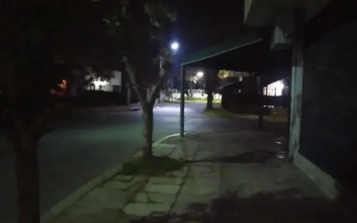 Activecouplearg: Public Sex on the Street Outdoors Caught Fucking by Police...