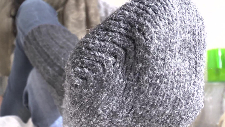 Lady Victoria Valente: Powąchaj moje grube, wyjątkowo śmierdzące skarpetki! Lady Wiktoria Valente