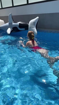 Filmed Lexi Montana Is Having Fun in Outdoor Pool!