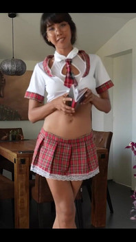 I’m a Naughty Little Student Girl Who Has Been Sent to the Head of College’s Office