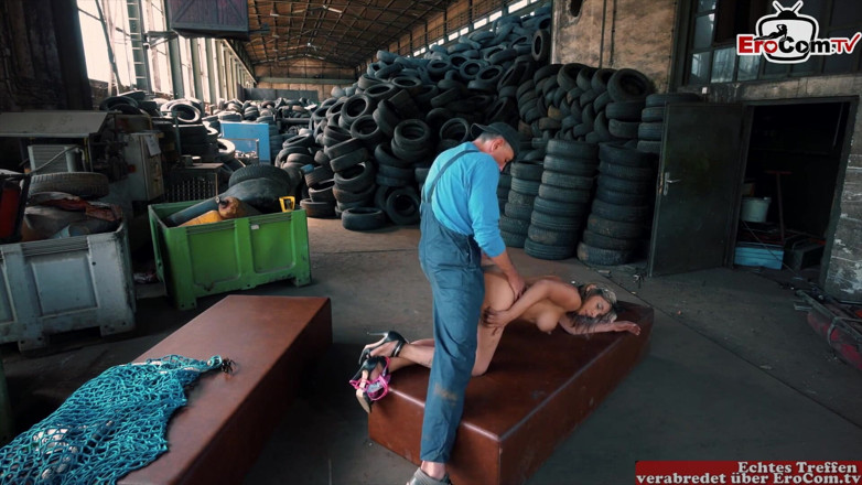 EroCom: Busty applicant gets fucked by all guys at the job...