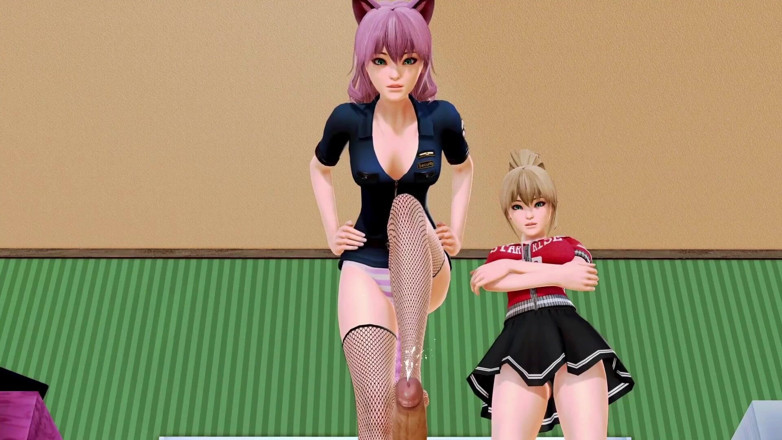 Wraith ward: A Night with Two Cats - 3D Hentai