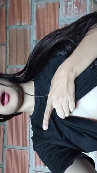 Colombian Girl Masturbates with Her Big Tits