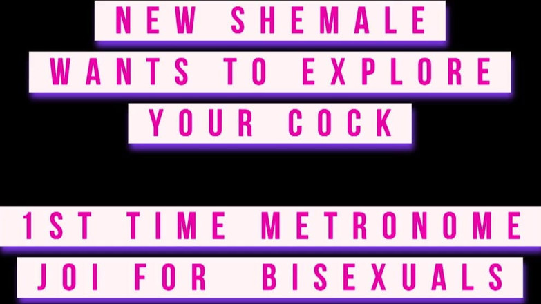 Shemale Domination: Solo audio - joven travesti de 18 años explora la sexualidad contigo...