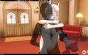 H3DC: 3D Hentai Ayanami da azur Lane scopa con te