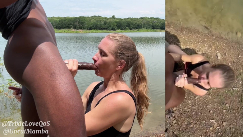 TrixieLove: Milf's Wild Hike W / pulă mare și neagră - adânc în gât, anal,...