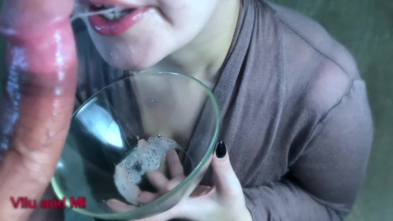 Vilu_and_Mi: Cumming Loads in Mouth Compilation Vilu Vidish