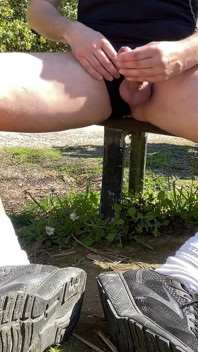 Se divertindo depois de correr