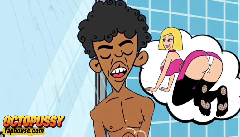 Octopussy Lovers Club: Sex-hungry Stepmom Joins Her Stepson in the Shower. Cartoon