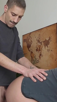 Thomas creampie papi-arsch, schwuler behaarter schwanz anal