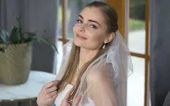Young Bride with Small Tits and Pussy