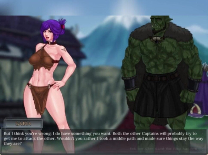 3DXXXTEEN2 Cartoon: Sabia travaille sous les tentes de secours. Dessin animé porno...