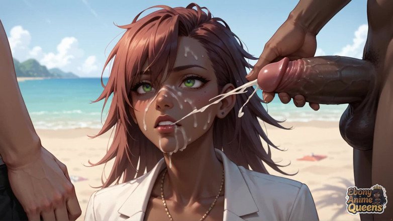 Ebony Anime Queens: Four Ebony Queens. 1 Beach. Oral Sex, Threesomes. Hot, Filthy Slut....