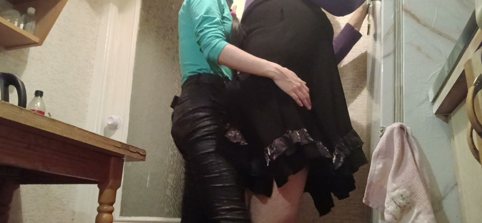 Lesbian-illusion: I’m Fucking My Married Neighbor Hard with a Strap-on in...