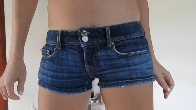 MissAnja_FH: Jeans Shorts Try on/Modelling