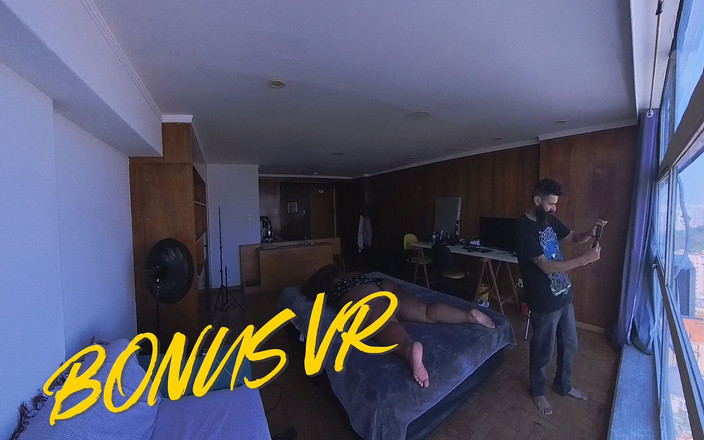 Barbanegraz VR: VR bonus scene, brasiliana donnona nera dea