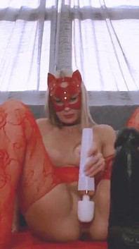 Live streaming con enorme cavalcata di dildo