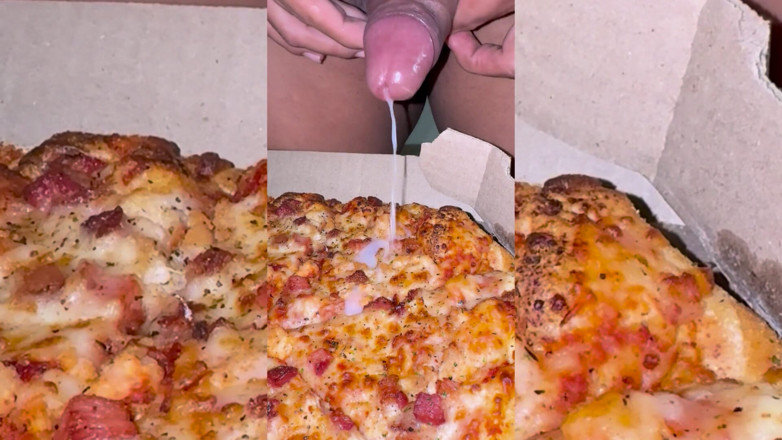 Brunettehotts: Pizza zamanı