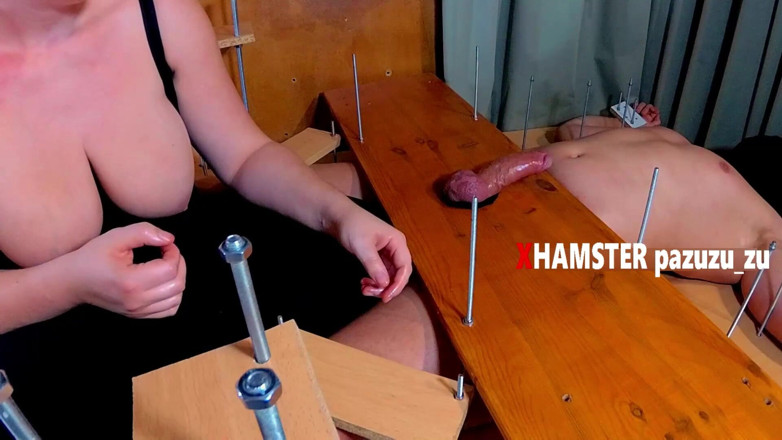 Pazuzu_zu: Femdom CBT ręczna robota + zrujnowany orgazm + 10 minut udręka po orgazmie