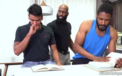 Jay Seabrook get tutored by hot Professors JJ Lake and Hunter Triad