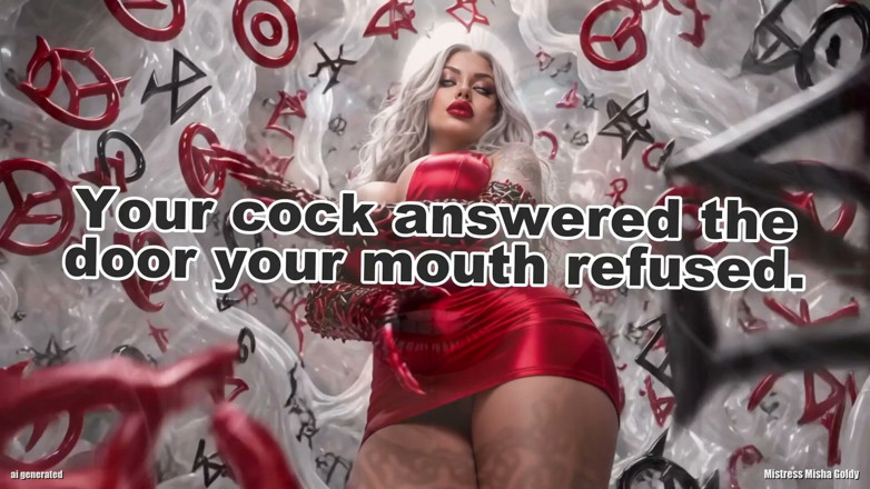 Goddess Misha Goldy: Його рот або мій, крихітко