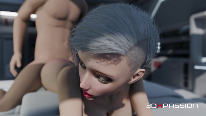 3dxpassion: Nexus-3 Orbit Station Meta Gives Sloppy Blowjob, Deepthroat &amp; Hard Doggystyle...