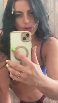 Thong & Bra Mirror Tease - Soft, Slow, Seductive