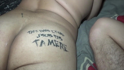 Hot recent bareback entertainement: Aymeric used raw by Alec B for fun casting