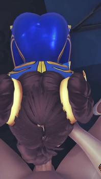 Chun Li Street Fighter 6 Blowjob - Sexy Cosplay Anime Girl Ssie Wielki kutas Głębokie gardło z wytryski na twarz i dostaje POV Titfuck