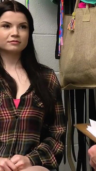 Horny Security Guard Discovers Everything That a Hot Teen Is Hiding Under Her Clothes