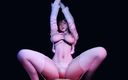 X Hentai: Bailarina de belleza monta al hombre en la sala vip -...