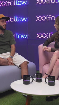 Uninhibited Podcast Assistant Surrenders Her Tight Pink Pussy Live on Air