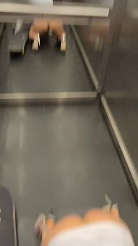 Quick and Very Risky Sex in a Public Elevator