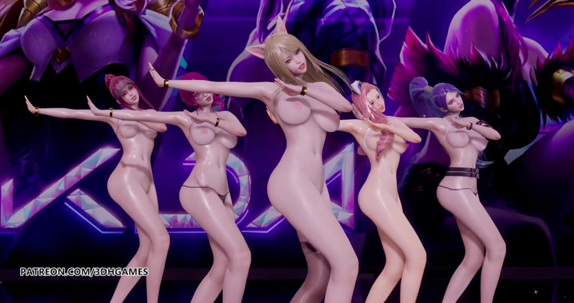 3D-Hentai Games: सोमी - आप नग्न नृत्य के लिए क्या इंतजार कर रहे हैं ahri akali kaisa evelynn Seraphine kda 3डी कामुक नृत्य