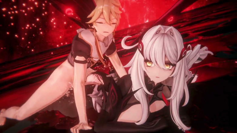 NSFWOtaku: Genshin Impact - Ronova และ Anastasya เย็ดอย่างเร่าร้อน - แอนิเมชั่นเฮนไต 3 มิติ