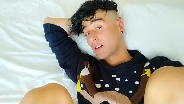 Idmir Sugary: Sniff My Long Socks POV ( Showing Christmas Socks to the...