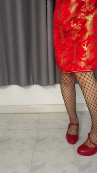 Sis-k Bodysuit fishnet ep2: Rochie chineză