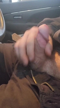 Public Jerk in the Car with a Condom.