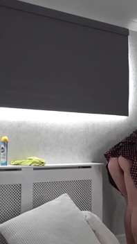 Peeping on Stepmom Doing Housework