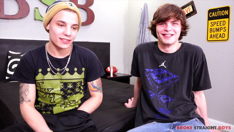 Broke Straight Boys: Straight Guys Argue Whos Got Bigger Dick