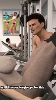 Area 69 - Gameplay - Roleplay - Wet Massage After Gym Workout - Pool Blowjob and Handjob