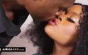 Africa-XXX: De fantasieën van de mooie brunette