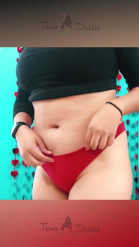 Sexy College Girl Records Herself Showing Her Boyfriend Her Red Thong