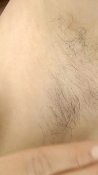 Soft Long Armpit Hair Stroked