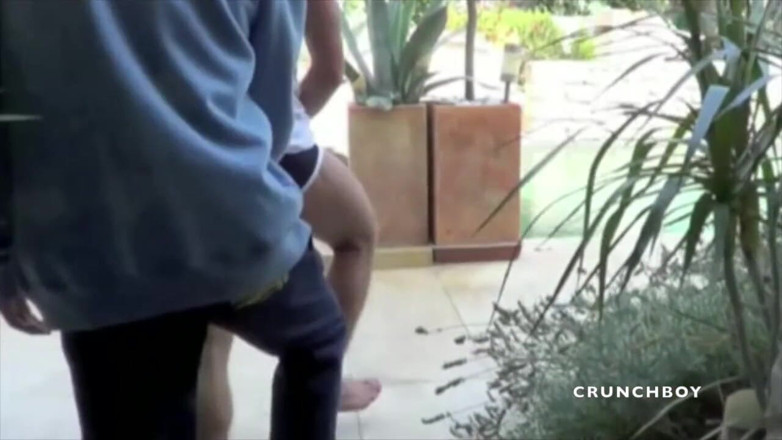 Crunch Boy: Picwik geneukt door een sexy hetero nieuwsgierig in expositie buitenshuis