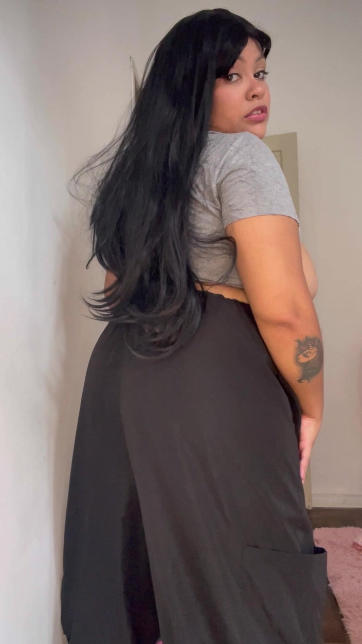 Cutiepiie Chubby: La bbw scoreggia e viene sui pantaloni della borsa fino...