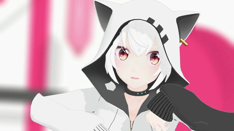 Smixix: あずマイムロキ変態 MMD 3D 白髪カラー 編集 Smixix