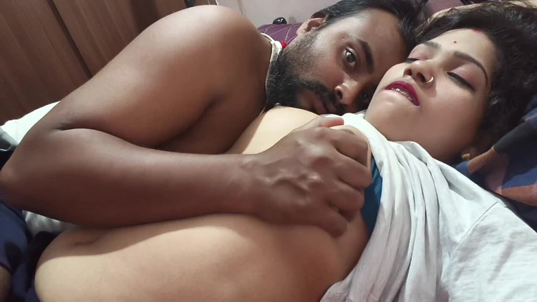 Sona bhabhi: Desi Indian Girl Big Boob Press by Her Boyfriend at...