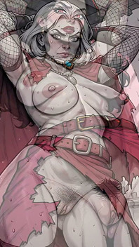Wicked Women in Torn Clothes Art